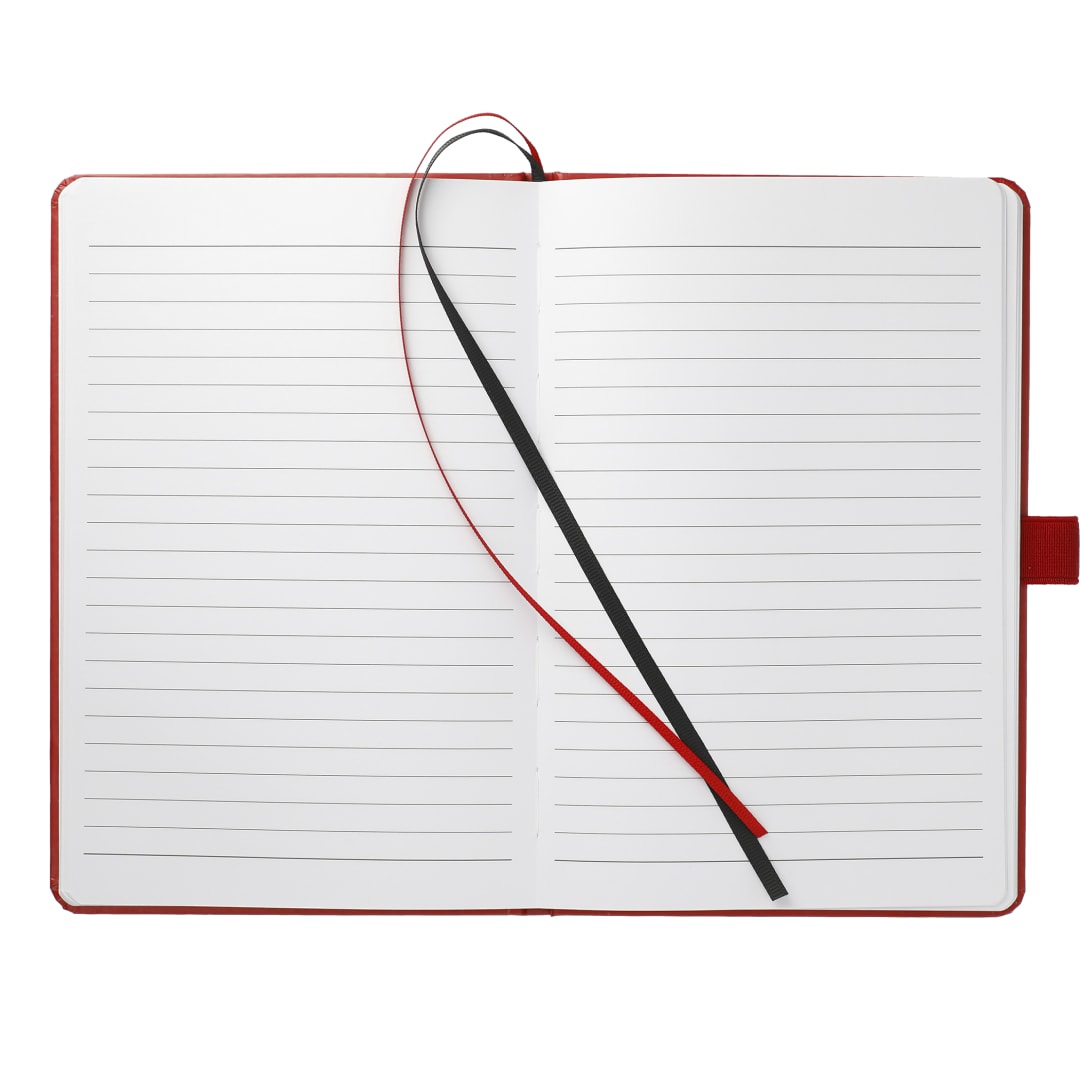 5.5" x 8.5" FSC® Mix Bound JournalBook - 2800-82 Red