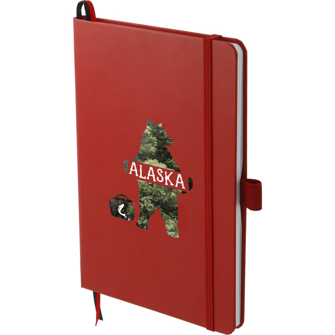 5.5" x 8.5" FSC® Mix Bound JournalBook - 2800-82 Red