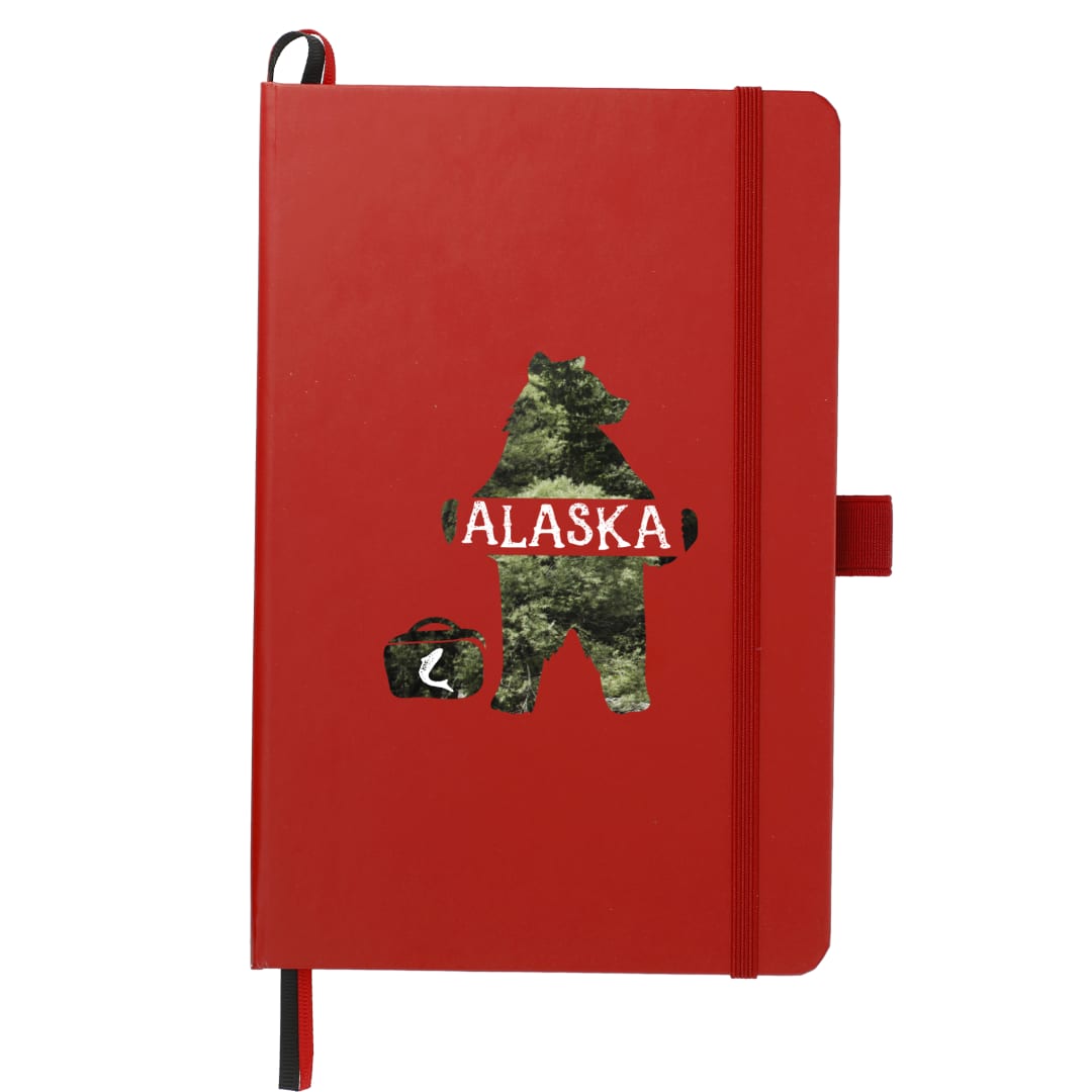 5.5" x 8.5" FSC® Mix Bound JournalBook - 2800-82 Red