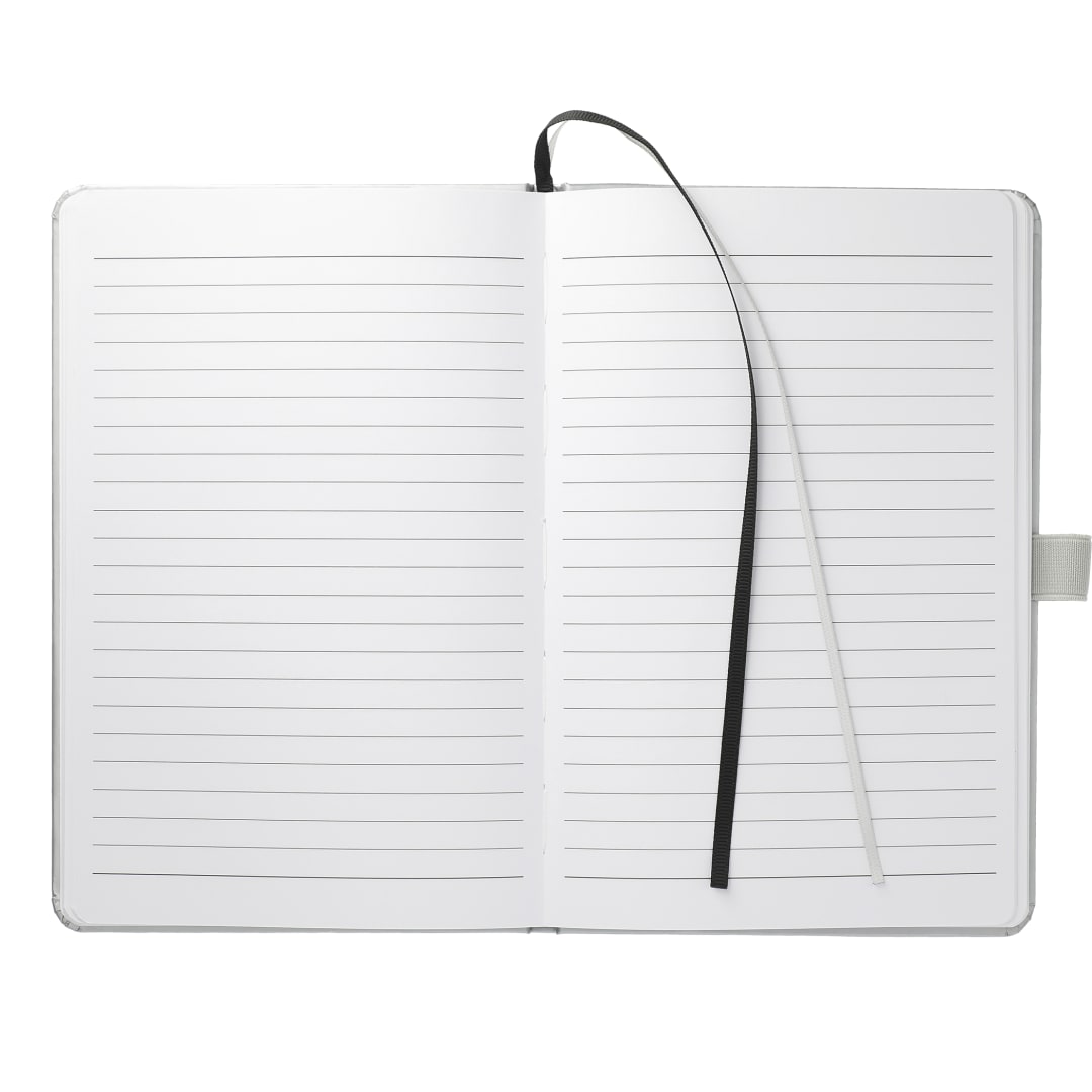 5.5" x 8.5" FSC® Mix Bound JournalBook - 2800-82 Silver