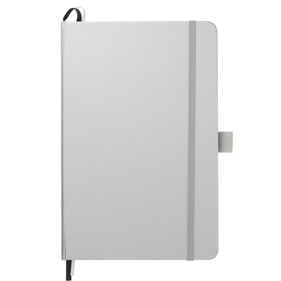 5.5" x 8.5" FSC® Mix Bound JournalBook - 2800-82 Silver