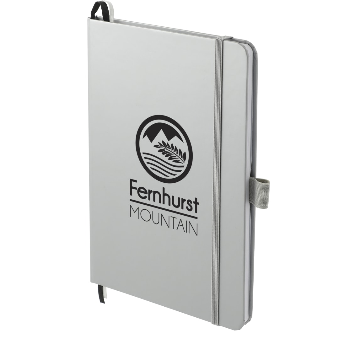 5.5" x 8.5" FSC® Mix Bound JournalBook - 2800-82 Silver