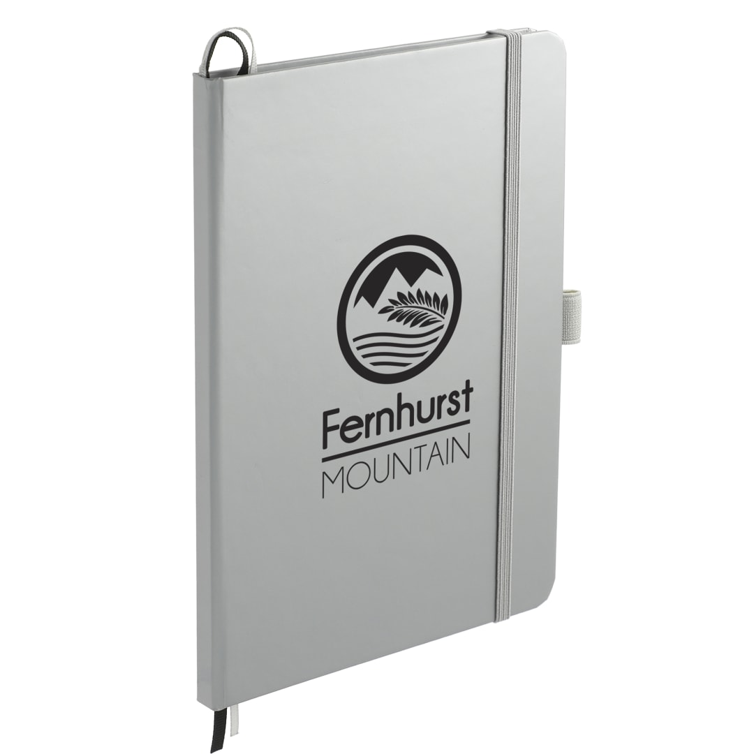 5.5" x 8.5" FSC® Mix Bound JournalBook - 2800-82 Silver