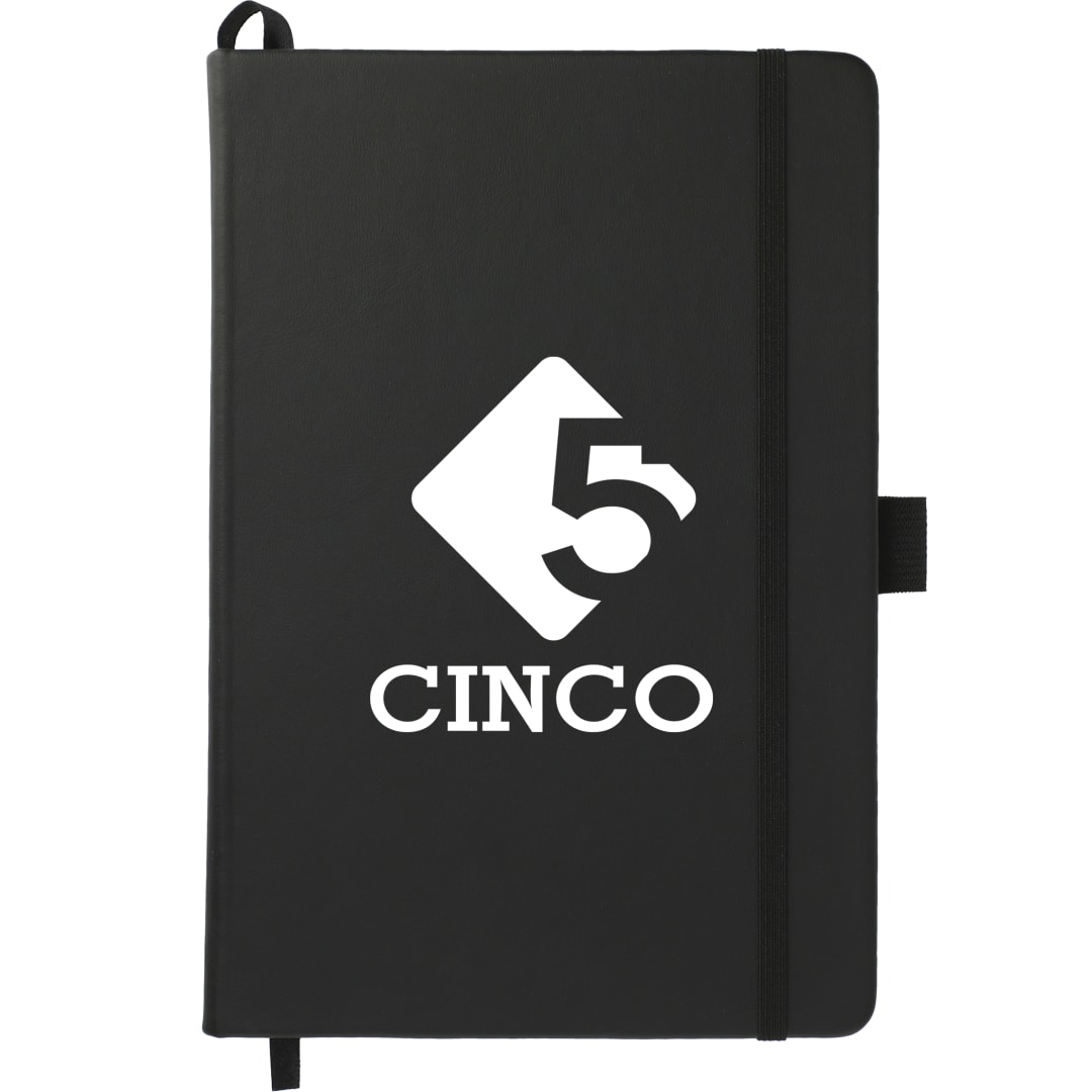 5.5" x 8.5" Cactus Leather Bound JournalBook® - 2800-92 Black