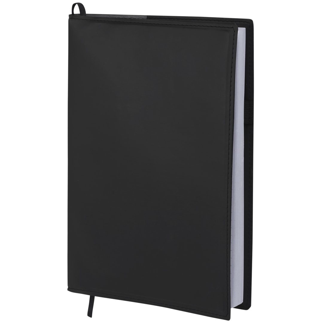 7” x 10” Mela Apple Leather Refillable Journal - 2800-98 Black