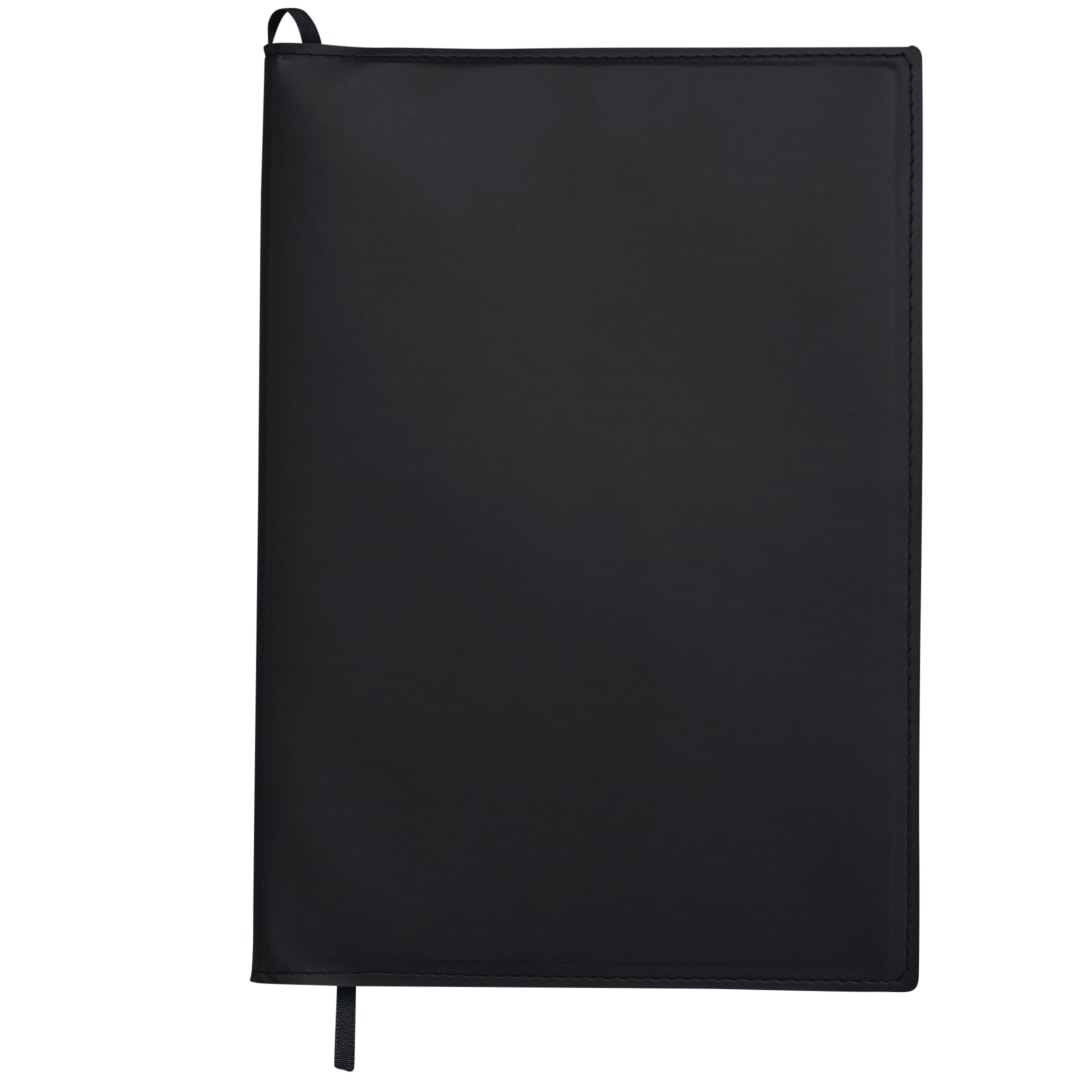 7” x 10” Mela Apple Leather Refillable Journal - 2800-98 Black