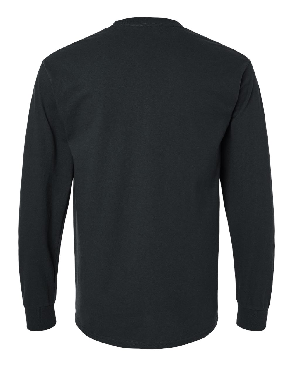 Gildan Unisex Ultra Cotton® Long Sleeve Pocket T-Shirt - 2410 Black