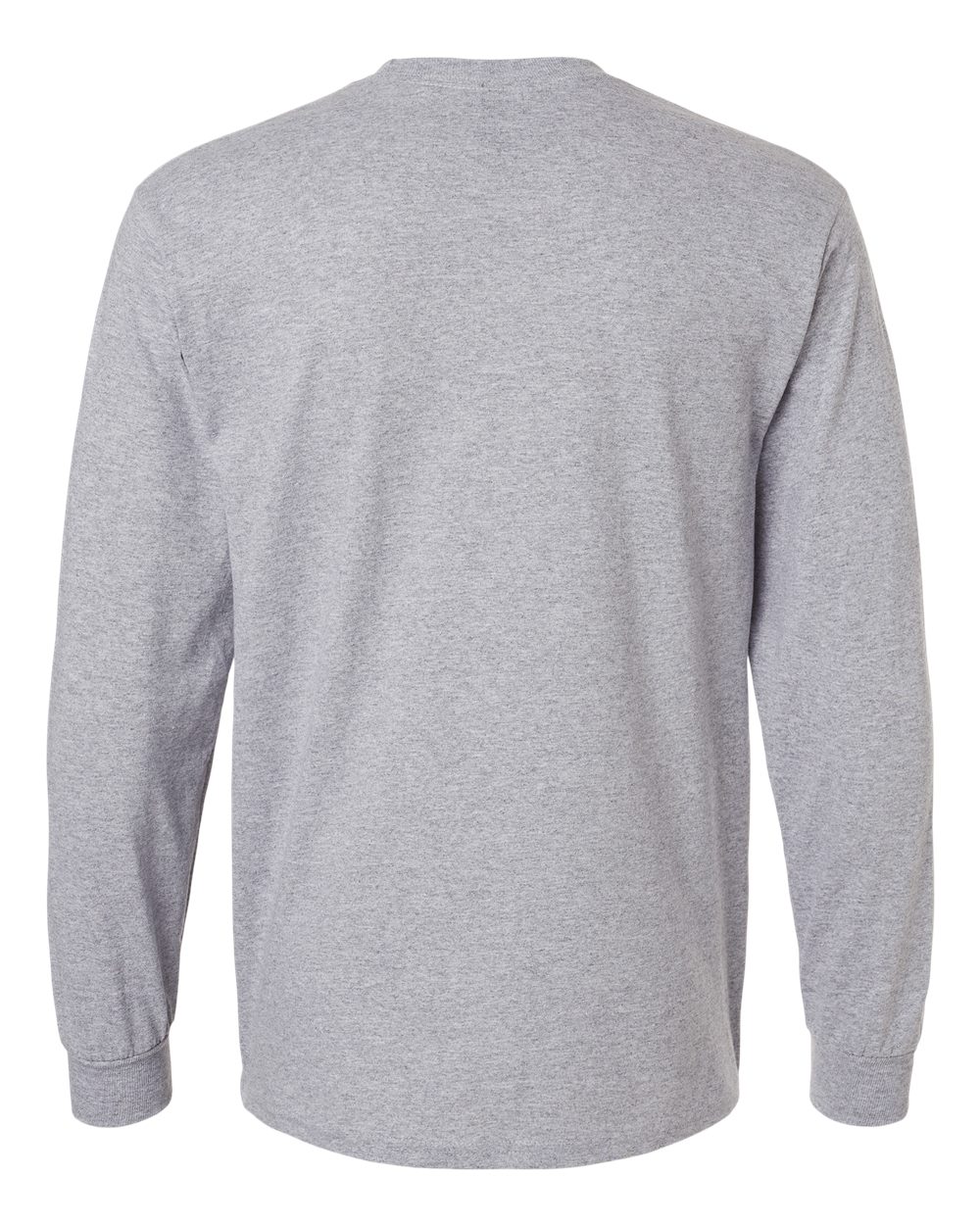 Gildan Unisex Ultra Cotton® Long Sleeve Pocket T-Shirt - 2410 Sport Grey