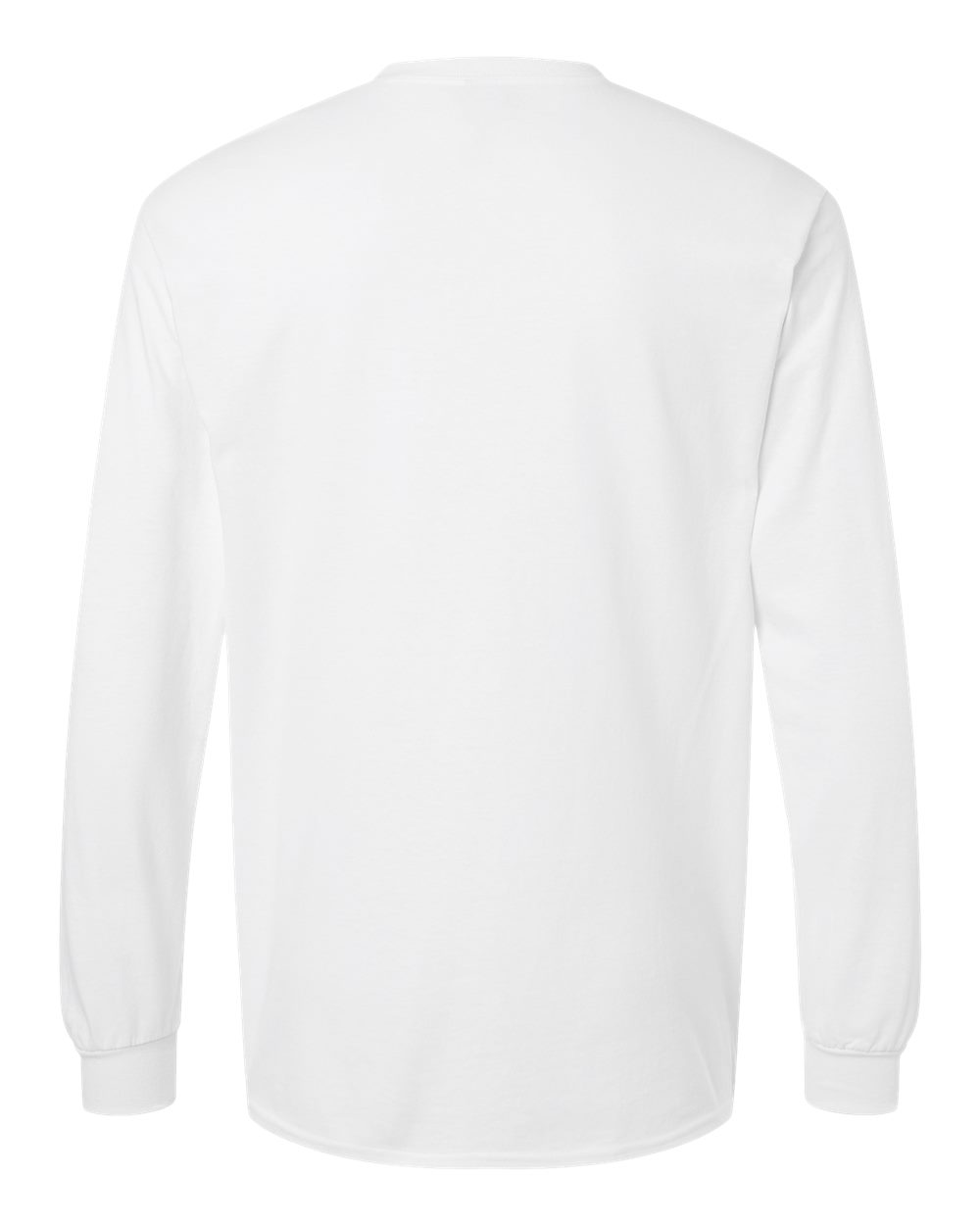 Gildan Unisex Ultra Cotton® Long Sleeve Pocket T-Shirt - 2410 White