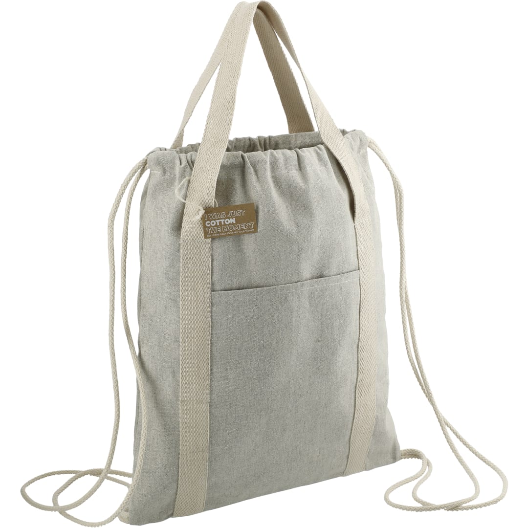Repose 5oz. Recycled Cotton Drawstring Bag - 3005-75 Natural