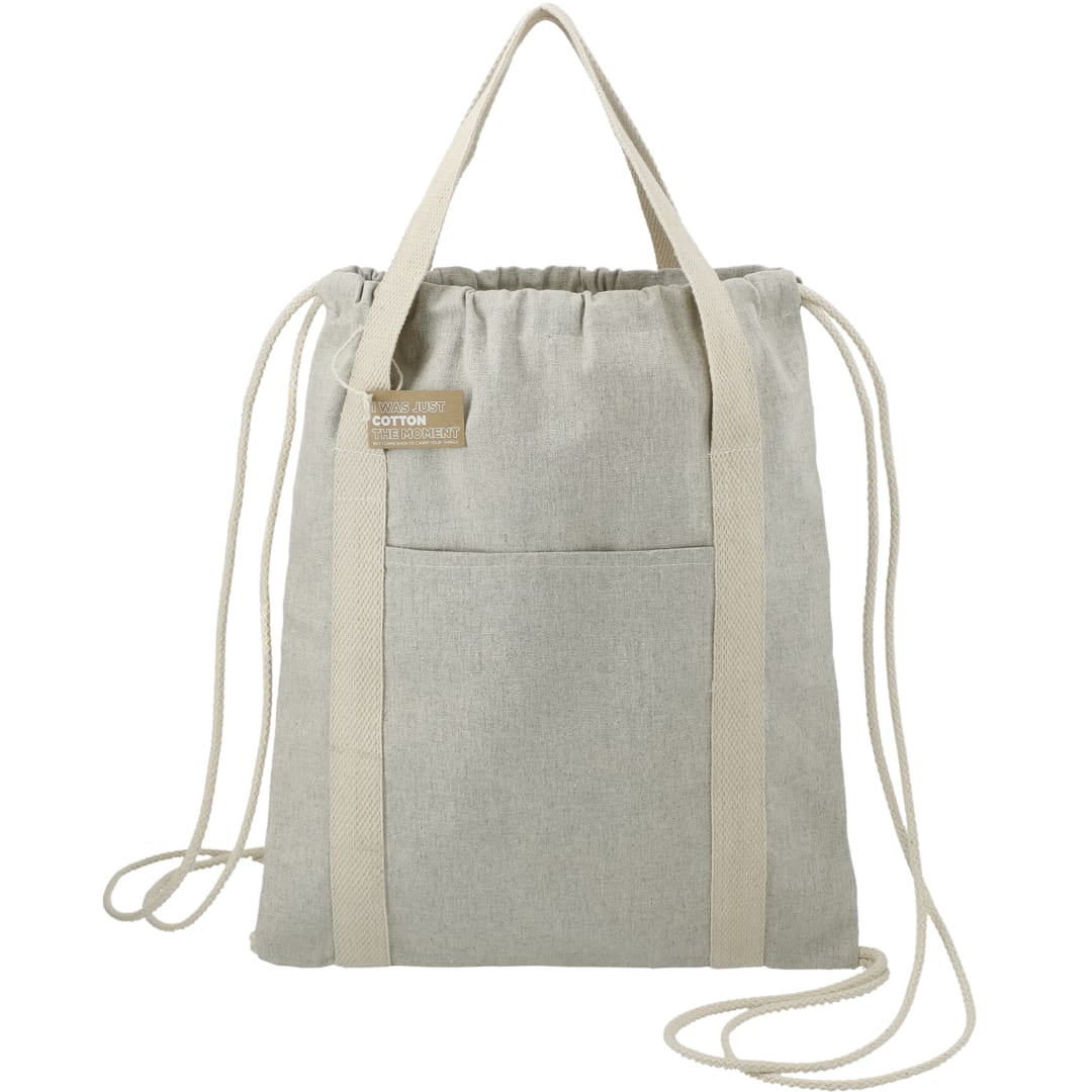 Repose 5oz. Recycled Cotton Drawstring Bag - 3005-75 Natural