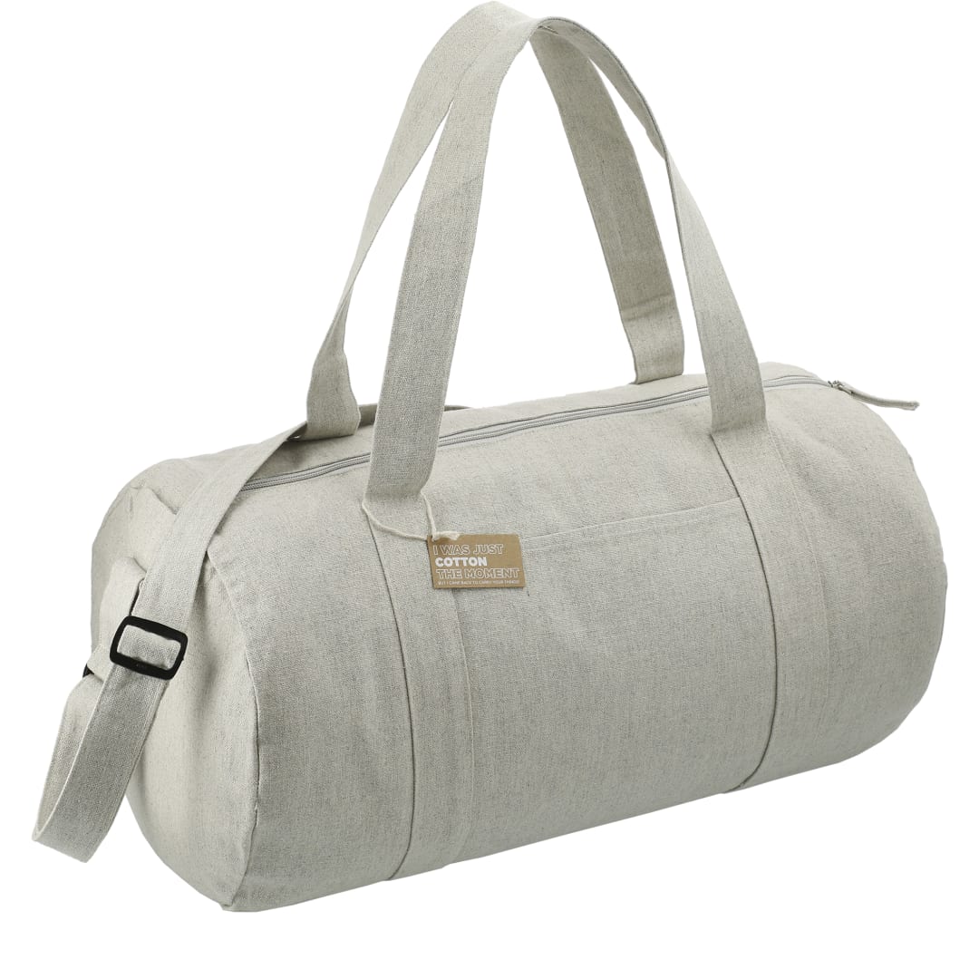 Repose 10oz Recycled Cotton Barrel Duffel - 3450-94 Gray