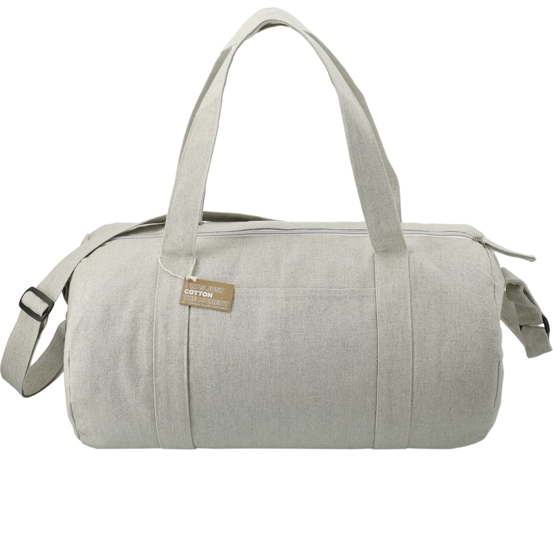 Repose 10oz Recycled Cotton Barrel Duffel - 3450-94 Gray