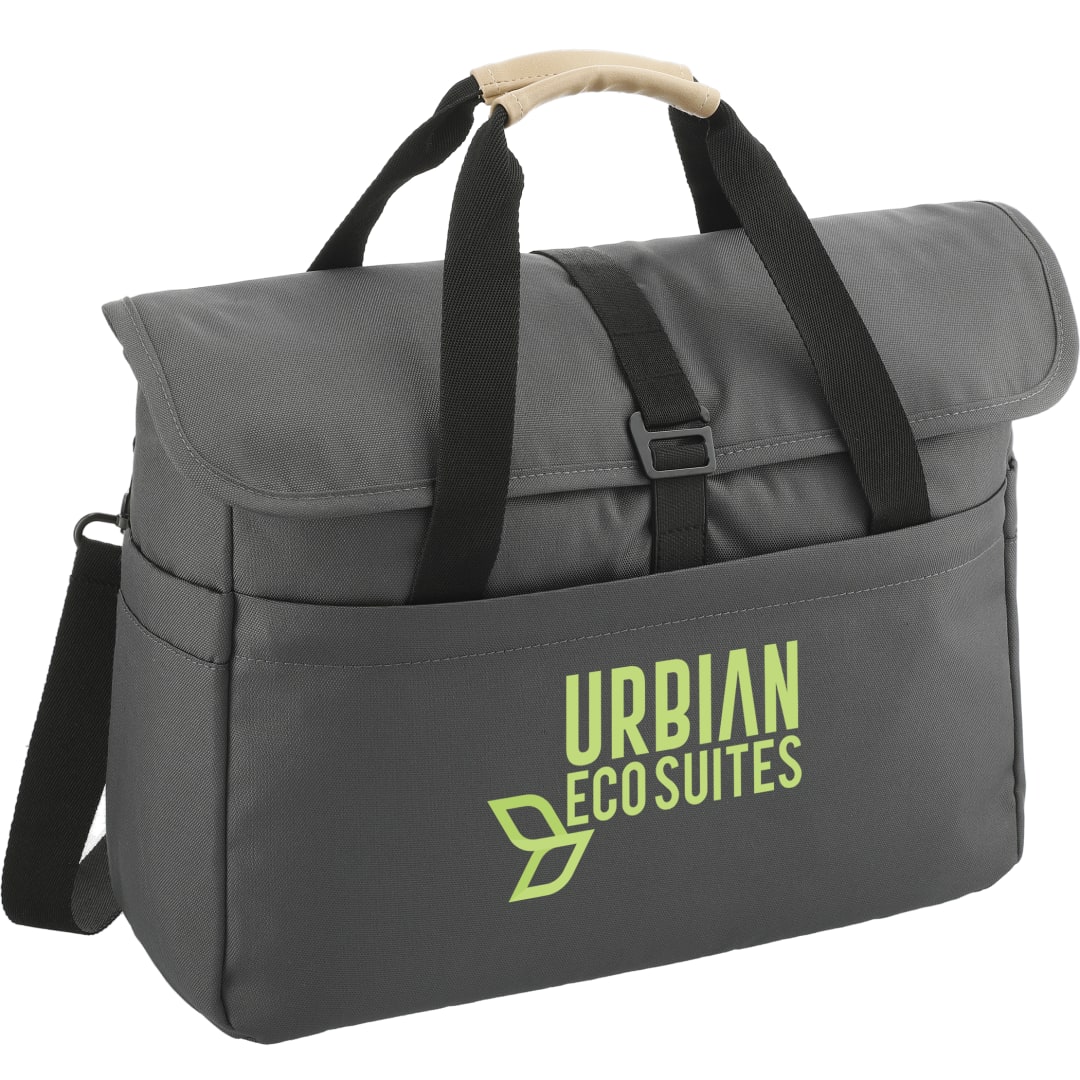 Aft Recycled 15" Computer Messenger Bag - 3750-44 Gray