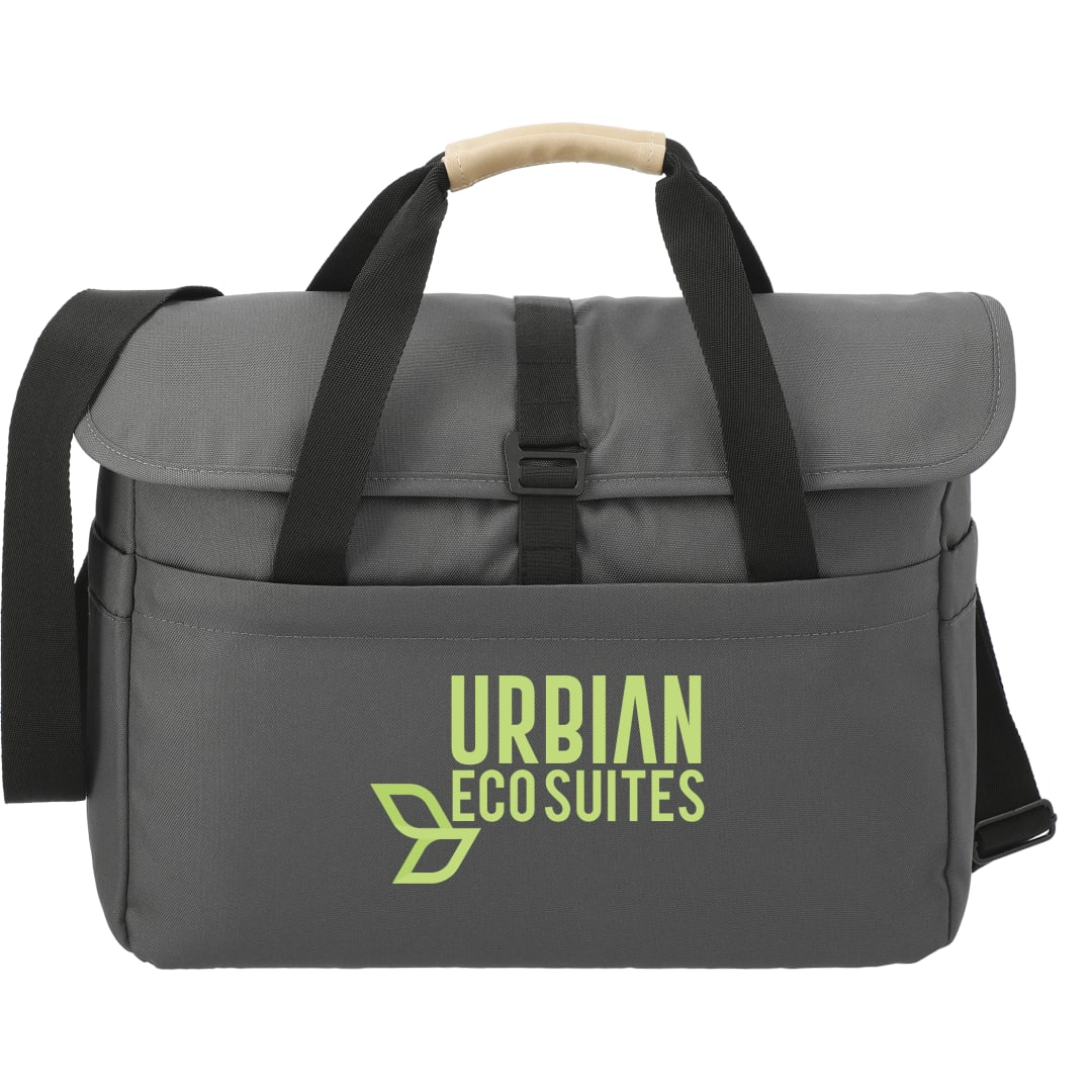 Aft Recycled 15" Computer Messenger Bag - 3750-44 Gray