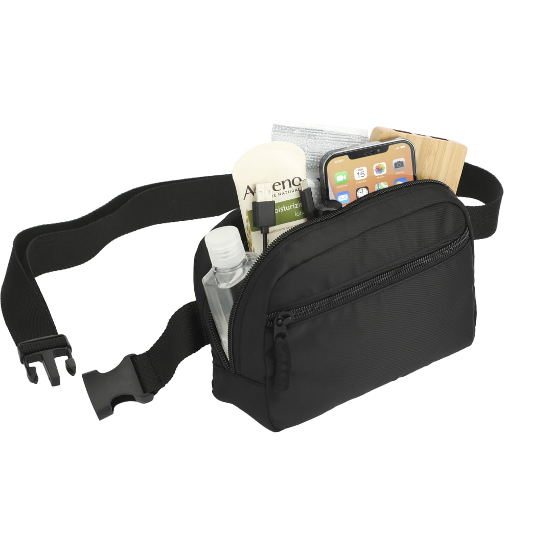 Recycled Sport Fanny Pack - 3750-60 Black