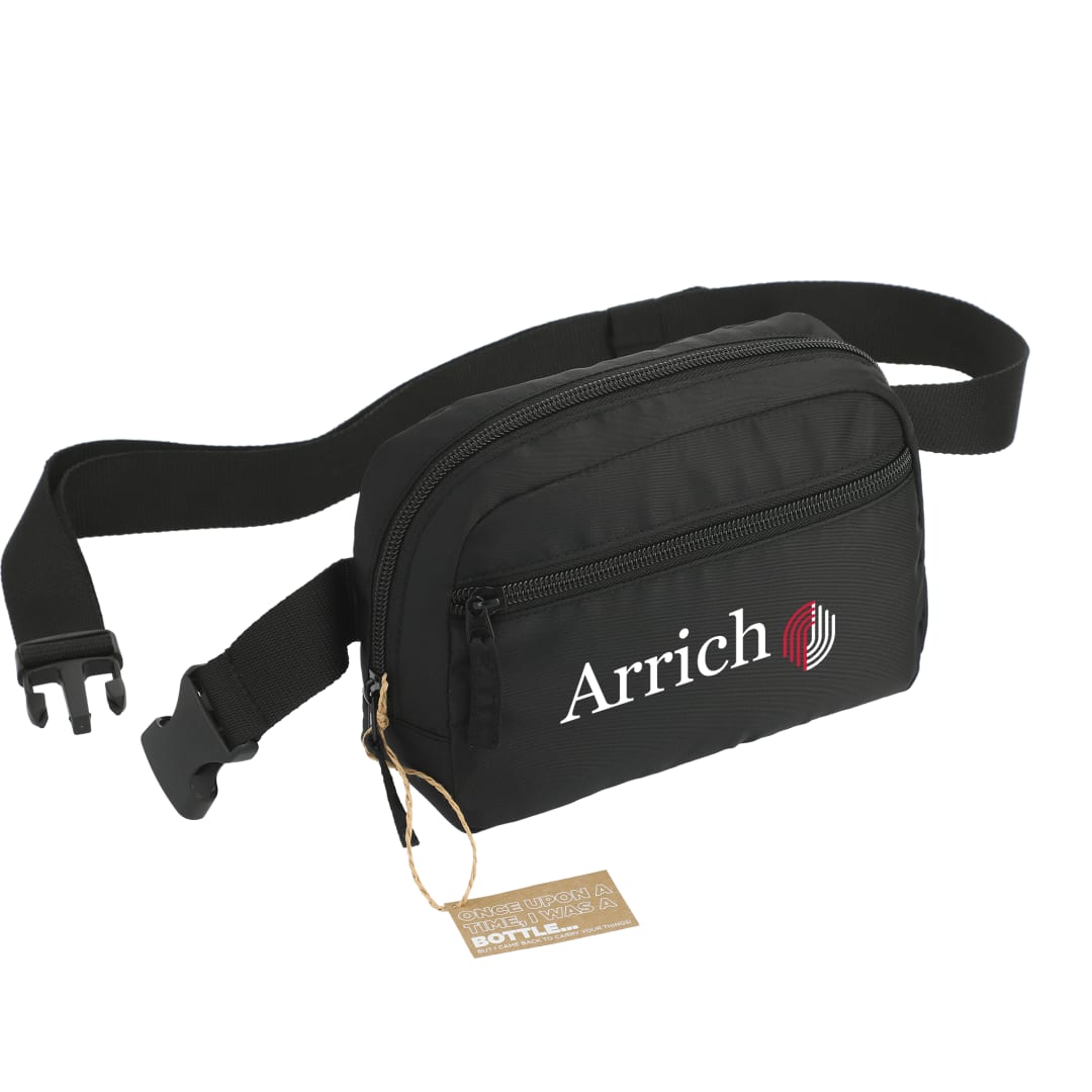 Recycled Sport Fanny Pack - 3750-60 Black