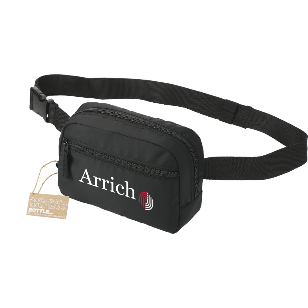 Recycled Sport Fanny Pack - 3750-60 Black