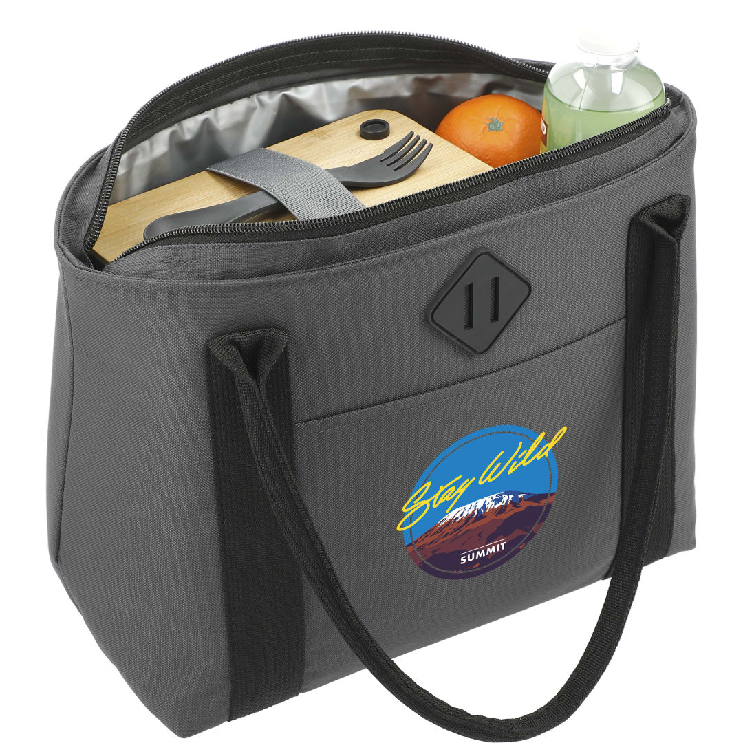 Repreve&#174; Ocean 12 Can Tote Cooler - 3900-10 Gray