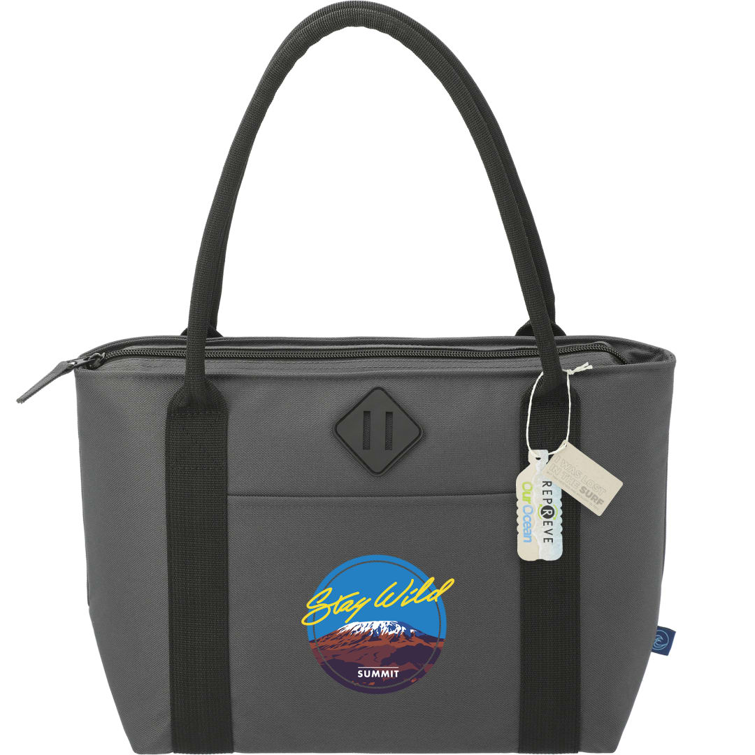Repreve&#174; Ocean 12 Can Tote Cooler - 3900-10 Gray