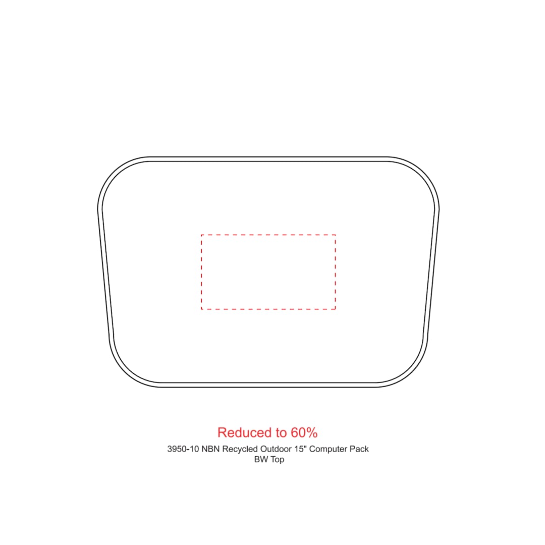 NBN Recycled Outdoor 15&quot; Computer Pack - 3950-10 Black