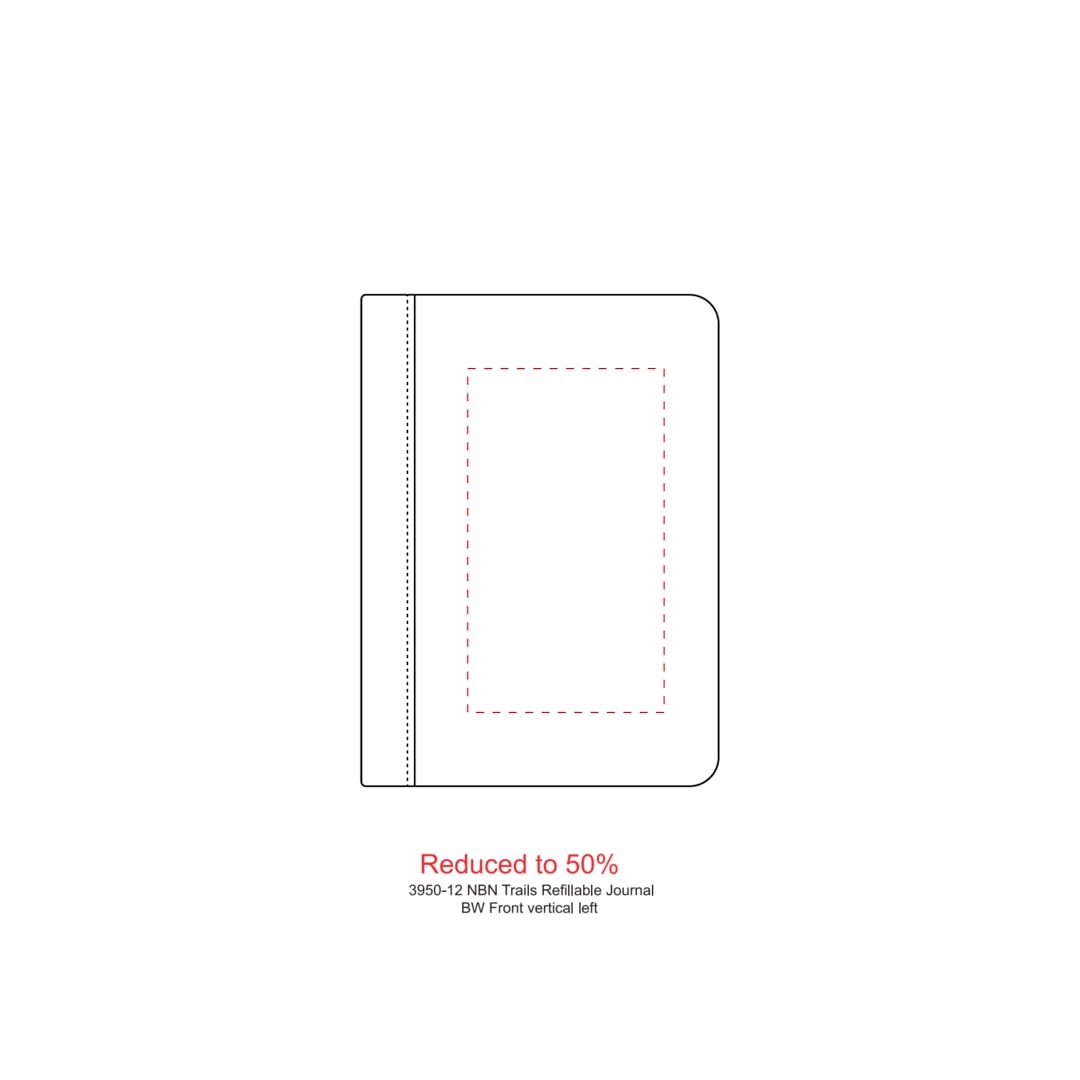 FSC® Mix 7" x 10" NBN Trails Writing Pad - 3950-12 Gray