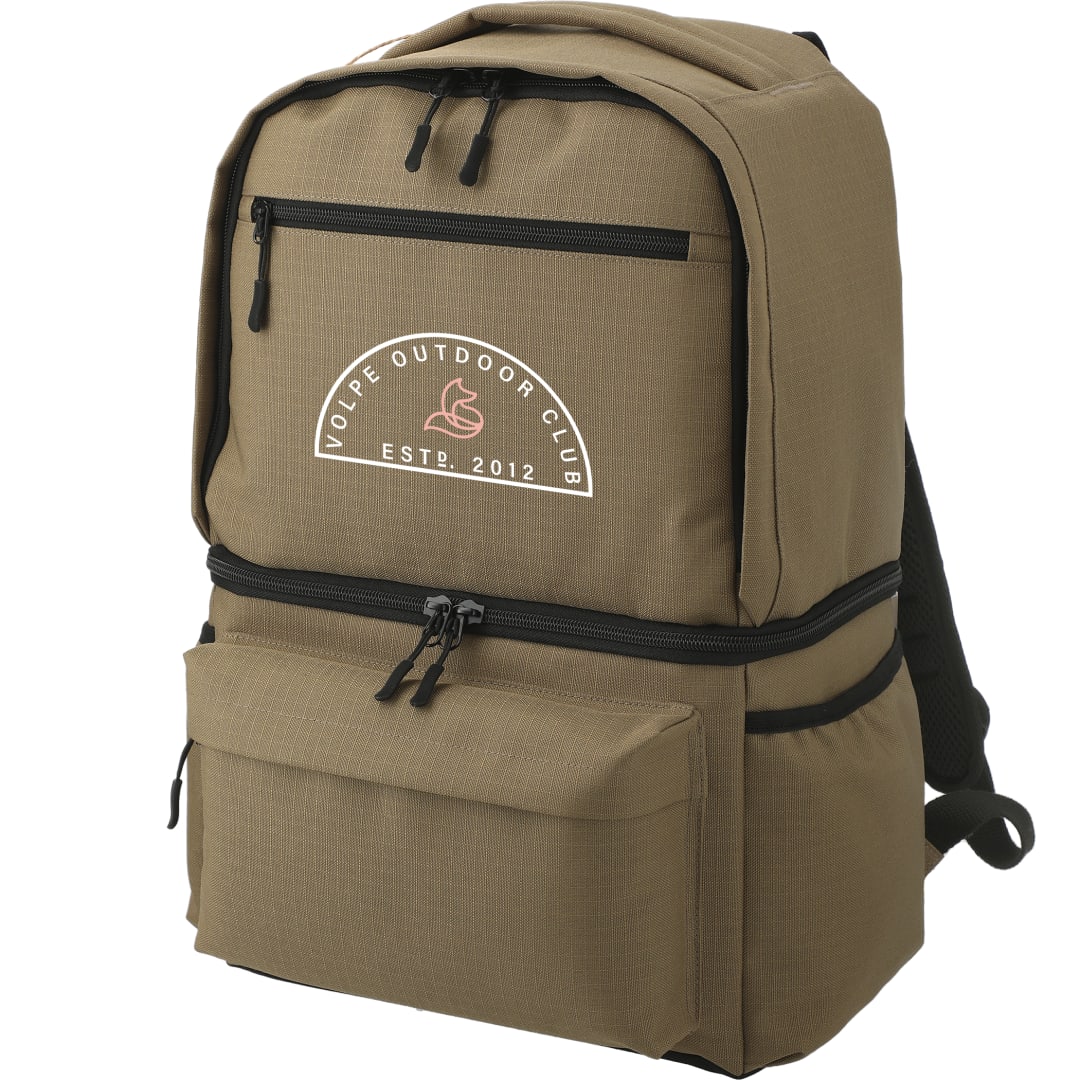 NBN Recycled Utility 12 Can BP Cooler - 3950-16 Brown