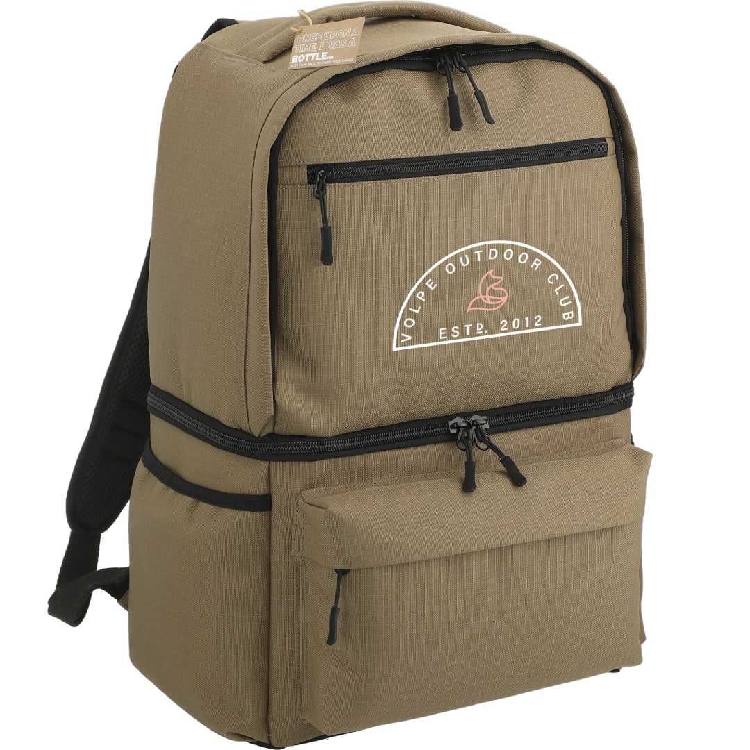 NBN Recycled Utility 12 Can BP Cooler - 3950-16 Brown