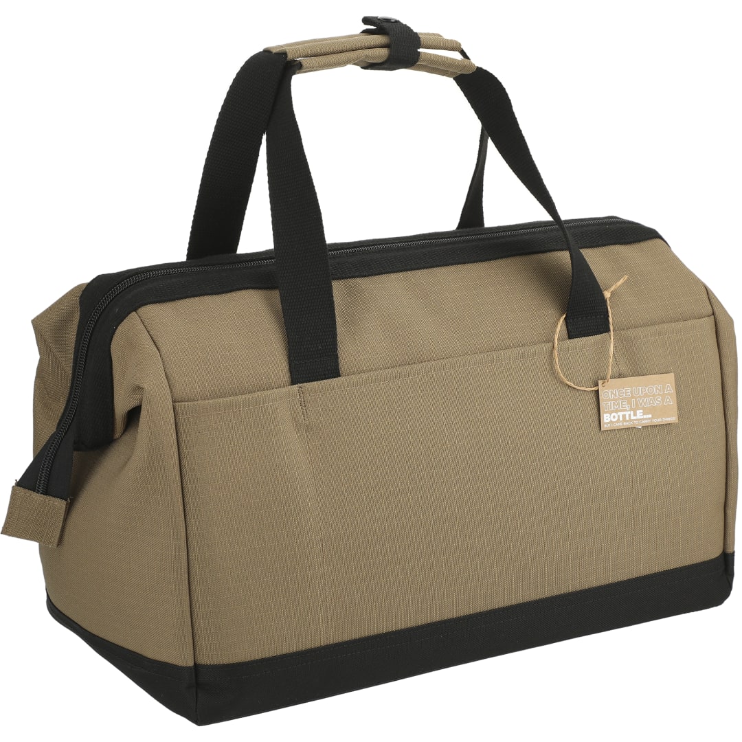NBN Recycled Utility Zippered Tool Tote - 3950-18 Brown