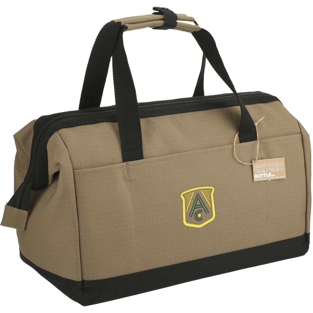 NBN Recycled Utility Zippered Tool Tote - 3950-18 Brown