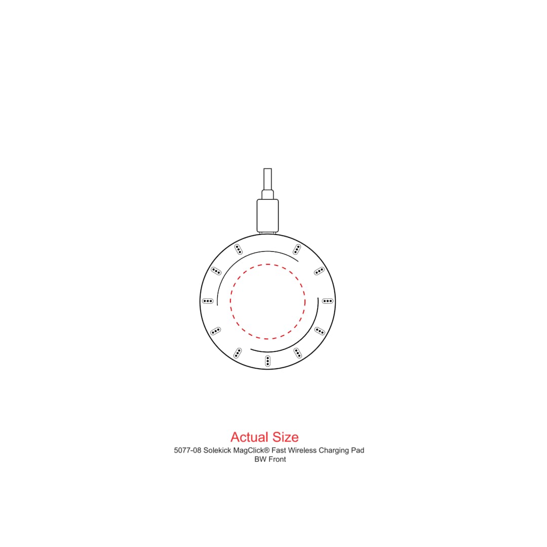 Solekick Solekick™ MagClick™ Fast Wireless Charging Pad - 5077-08 Blue