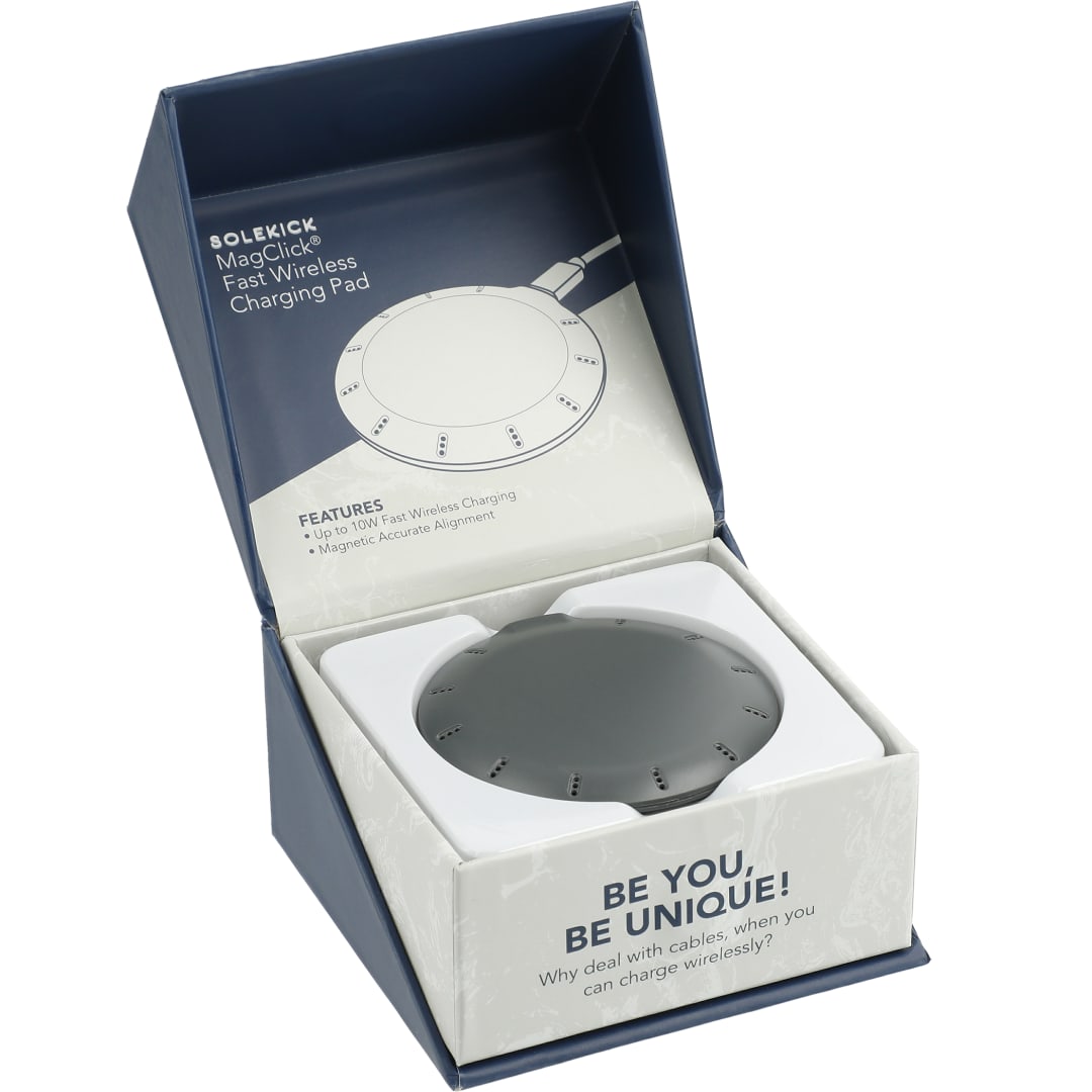 Solekick Solekick™ MagClick™ Fast Wireless Charging Pad - 5077-08 Gray