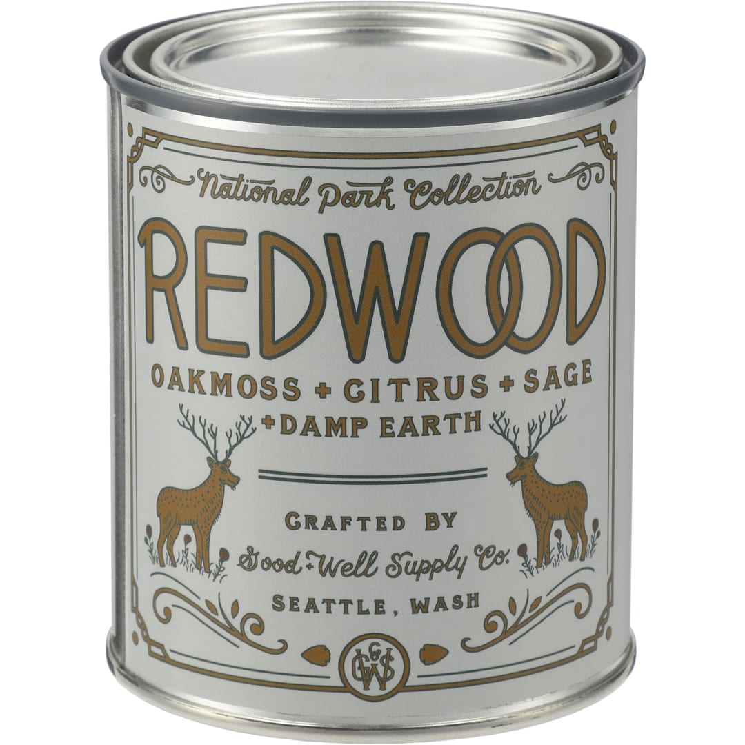 GOOD & WELL SUPPLY CO Redwood National Park 14 oz Candle - 6000-04 Multi