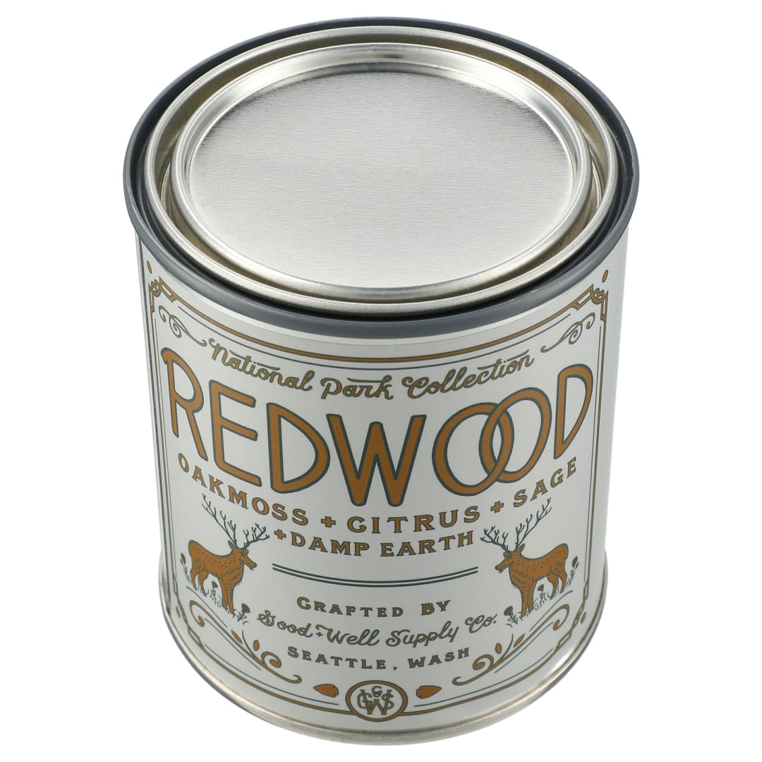 GOOD & WELL SUPPLY CO Redwood National Park 14 oz Candle - 6000-04 Multi