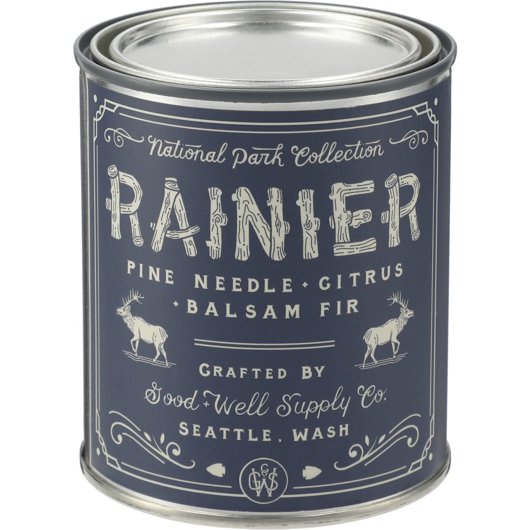 GOOD & WELL SUPPLY CO Rainier National Park 14 oz Candle - 6000-05 Multi