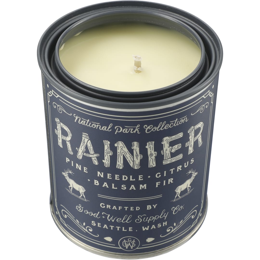 GOOD & WELL SUPPLY CO Rainier National Park 14 oz Candle - 6000-05 Multi