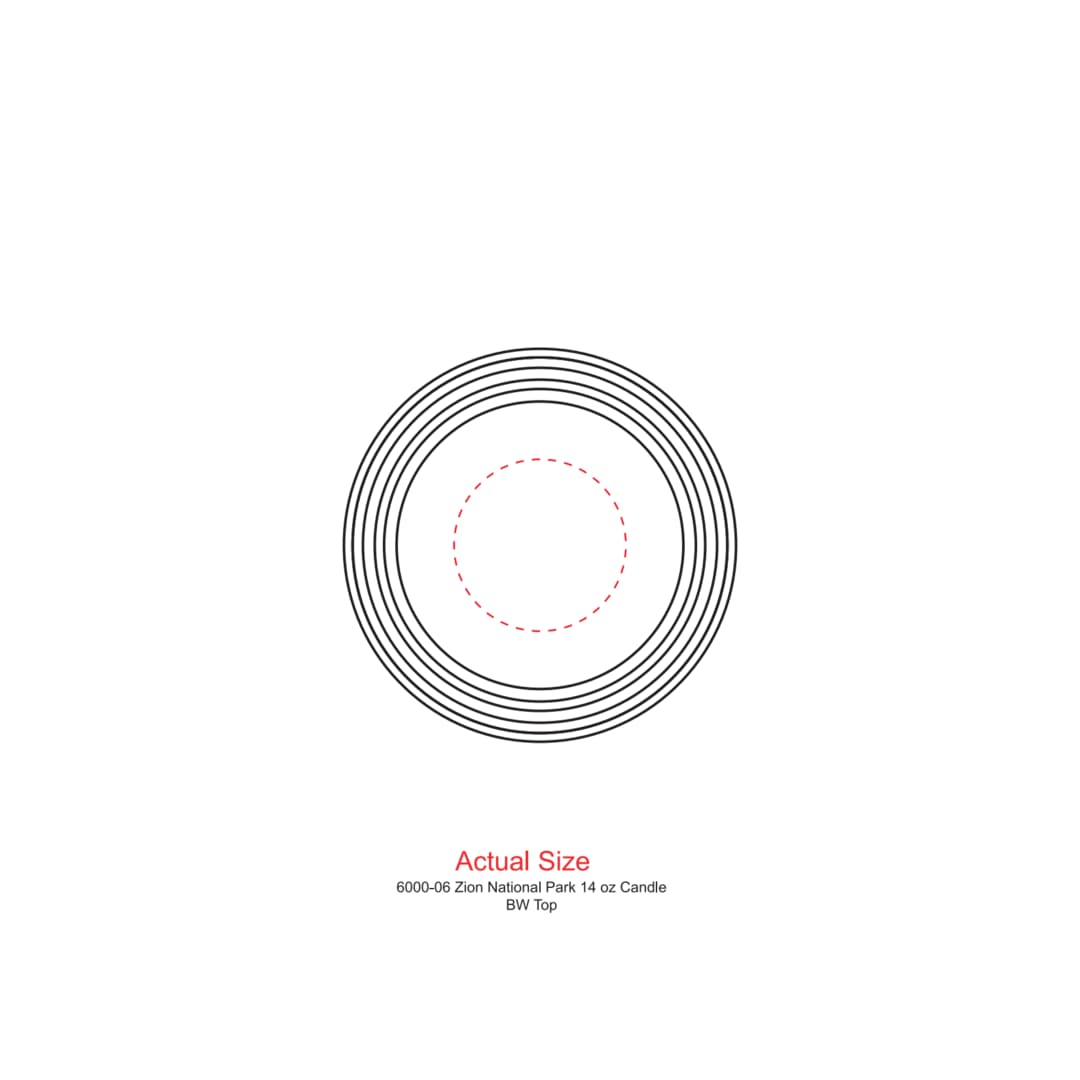 GOOD & WELL SUPPLY CO Zion National Park 14 oz Candle - 6000-06 Multi