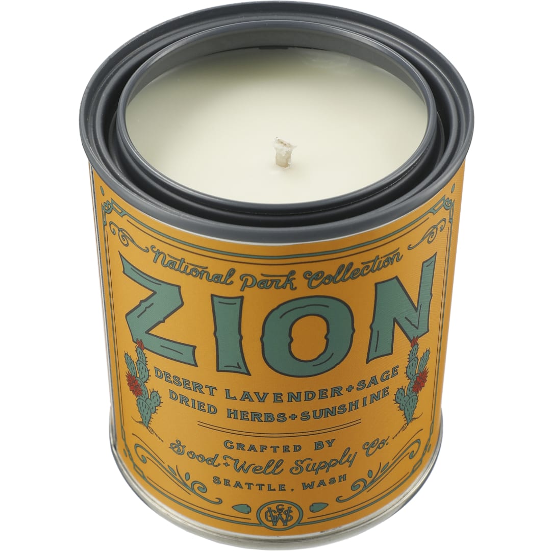 GOOD & WELL SUPPLY CO Zion National Park 14 oz Candle - 6000-06 Multi