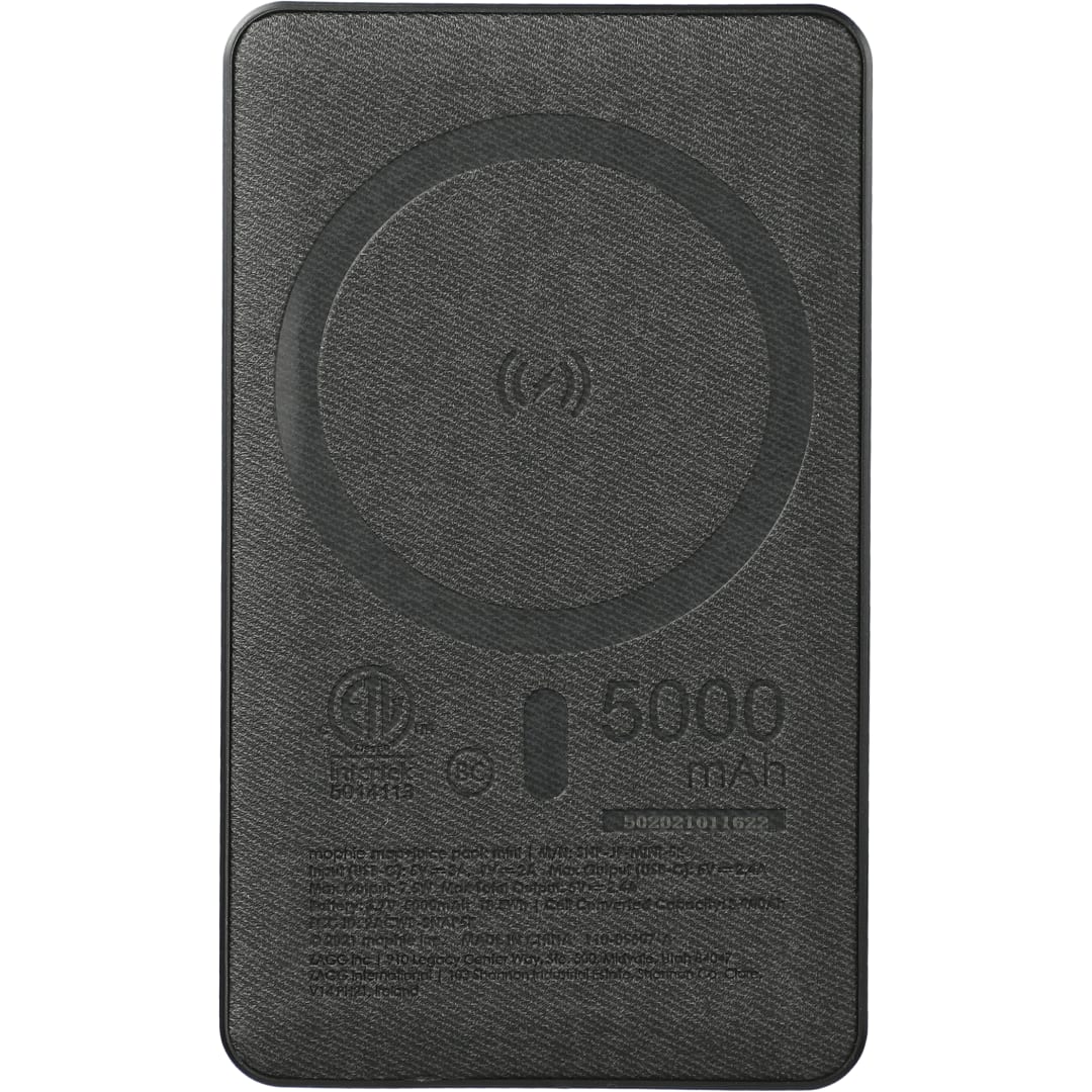 mophie mophie® Snap+ Mini 5000 mAh Wireless Power Bank - 7124-11 Black