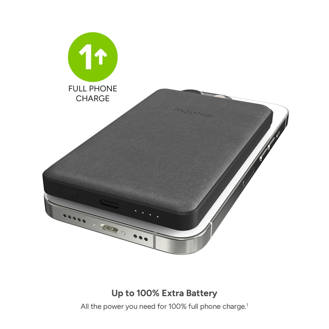 mophie mophie® Snap+ Mini 5000 mAh Wireless Power Bank - 7124-11 Black