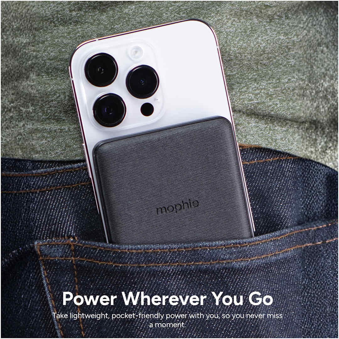 mophie mophie® Snap+ Mini 5000 mAh Wireless Power Bank - 7124-11 Black