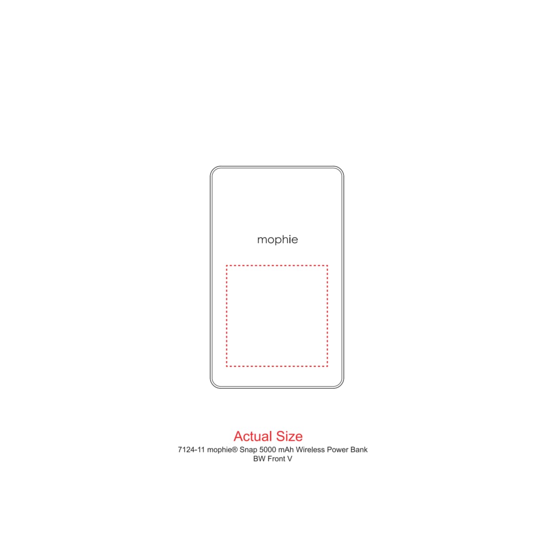 mophie mophie® Snap+ Mini 5000 mAh Wireless Power Bank - 7124-11 Black