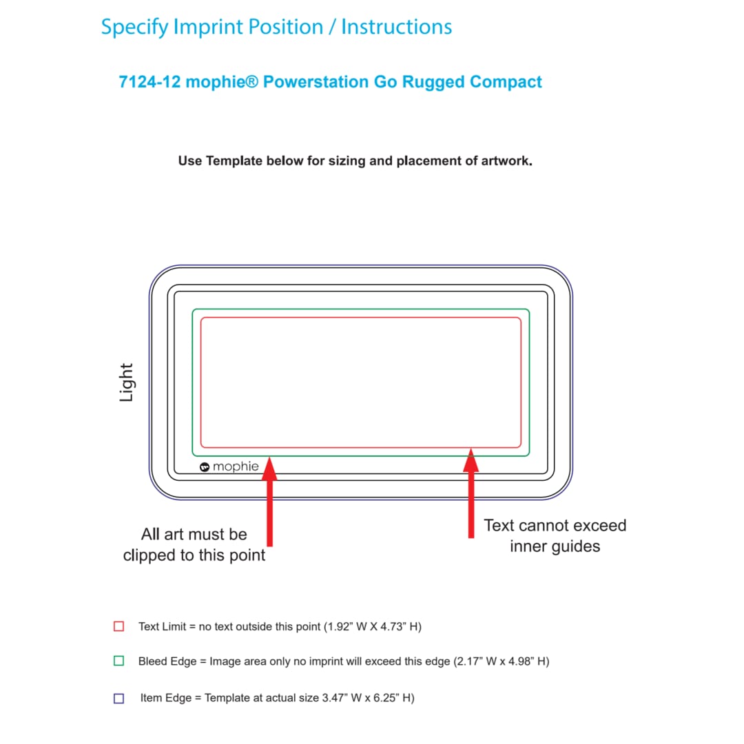 mophie mophie® Powerstation Go Rugged Compact - 7124-12 Black