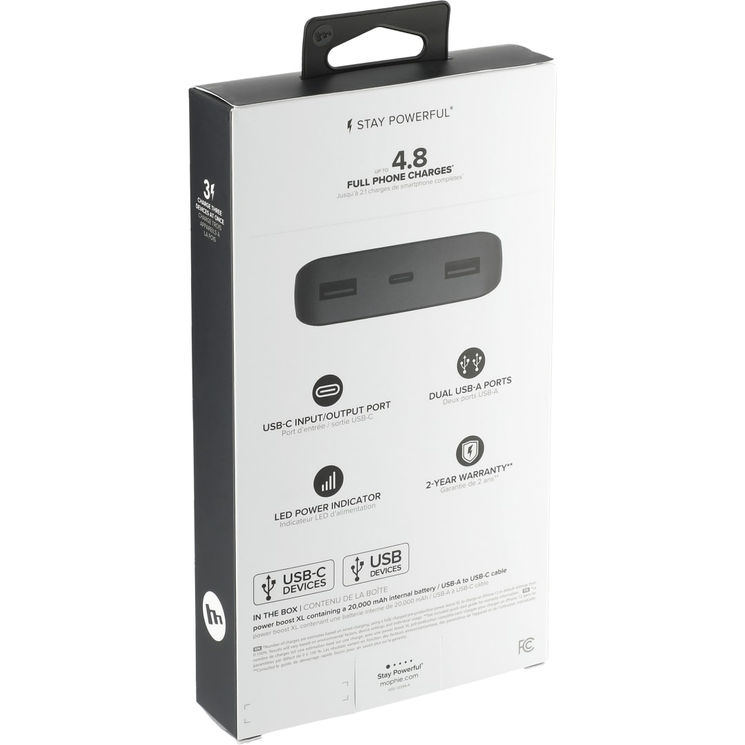 mophie mophie® Power Boost 20,000 mAh Power Bank - 7124-15 Black