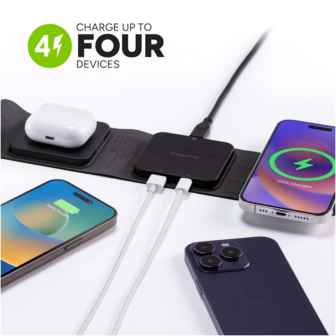 mophie mophie® Snap + Multi-device Travel Charger - 7124-22 Black