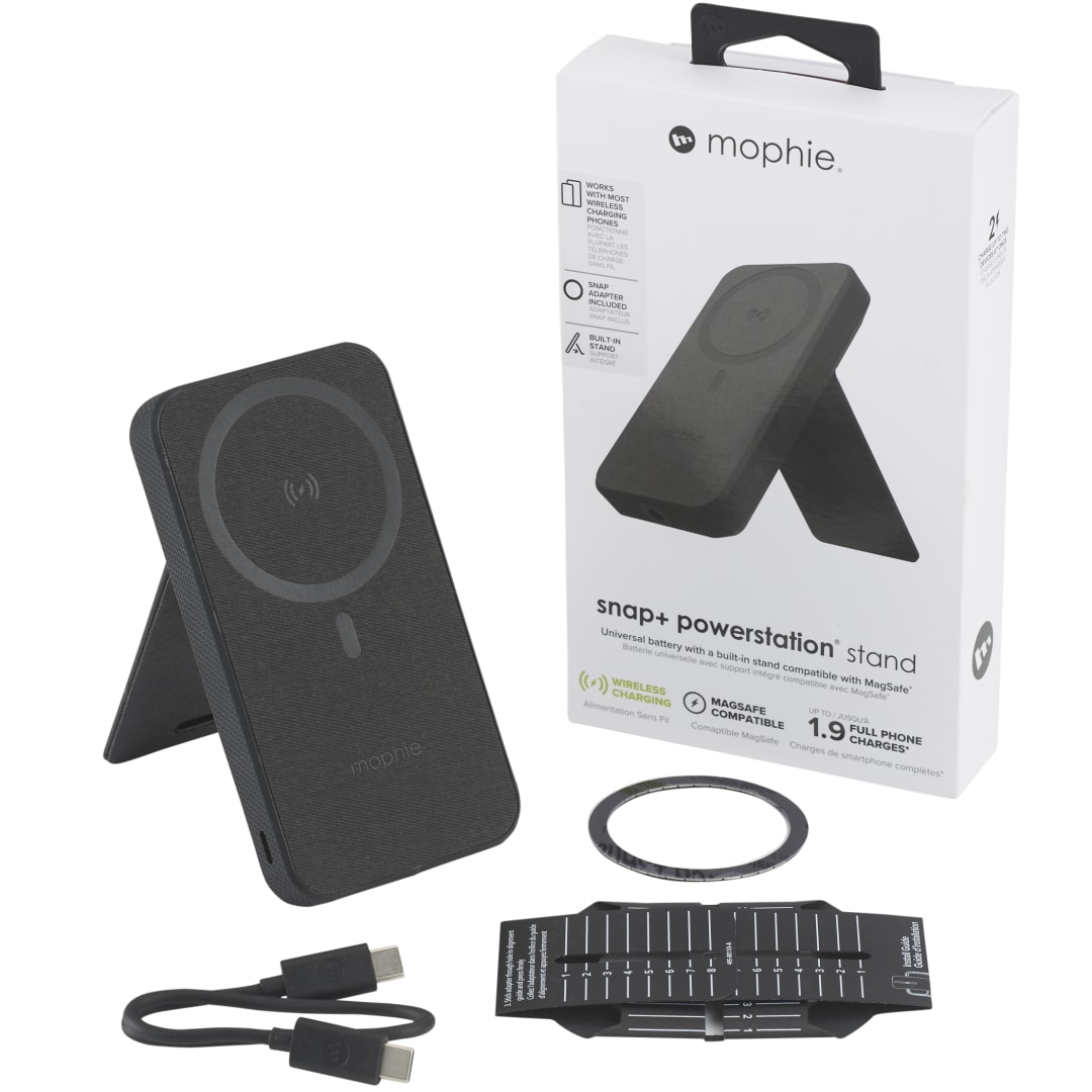 mophie mophie® Snap + 10000 mAh Powerstation Stand - 7124-24 Black