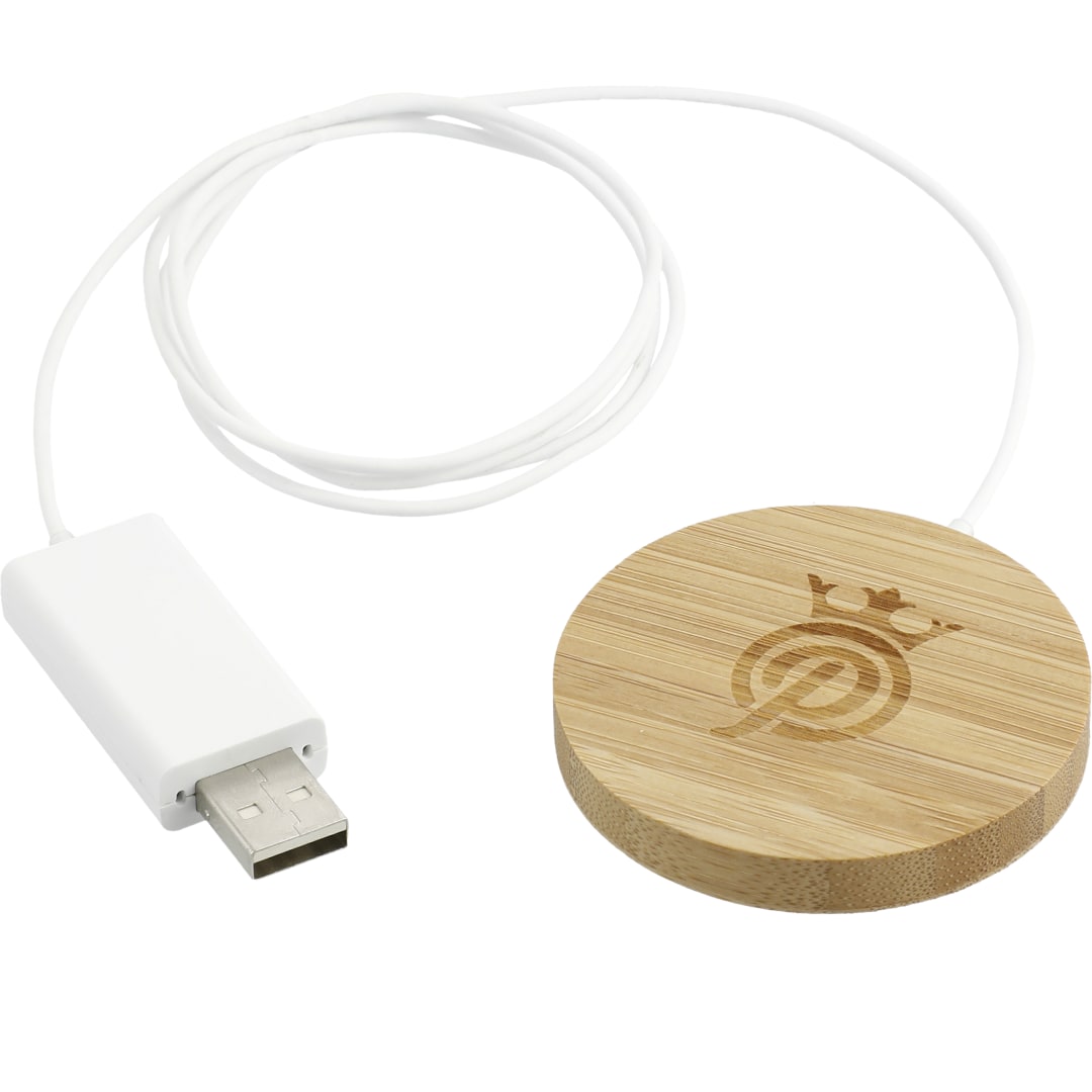 FSC&#174; 100% Bamboo MagClick™ Fast Wireless Pad - 7143-32 Natural