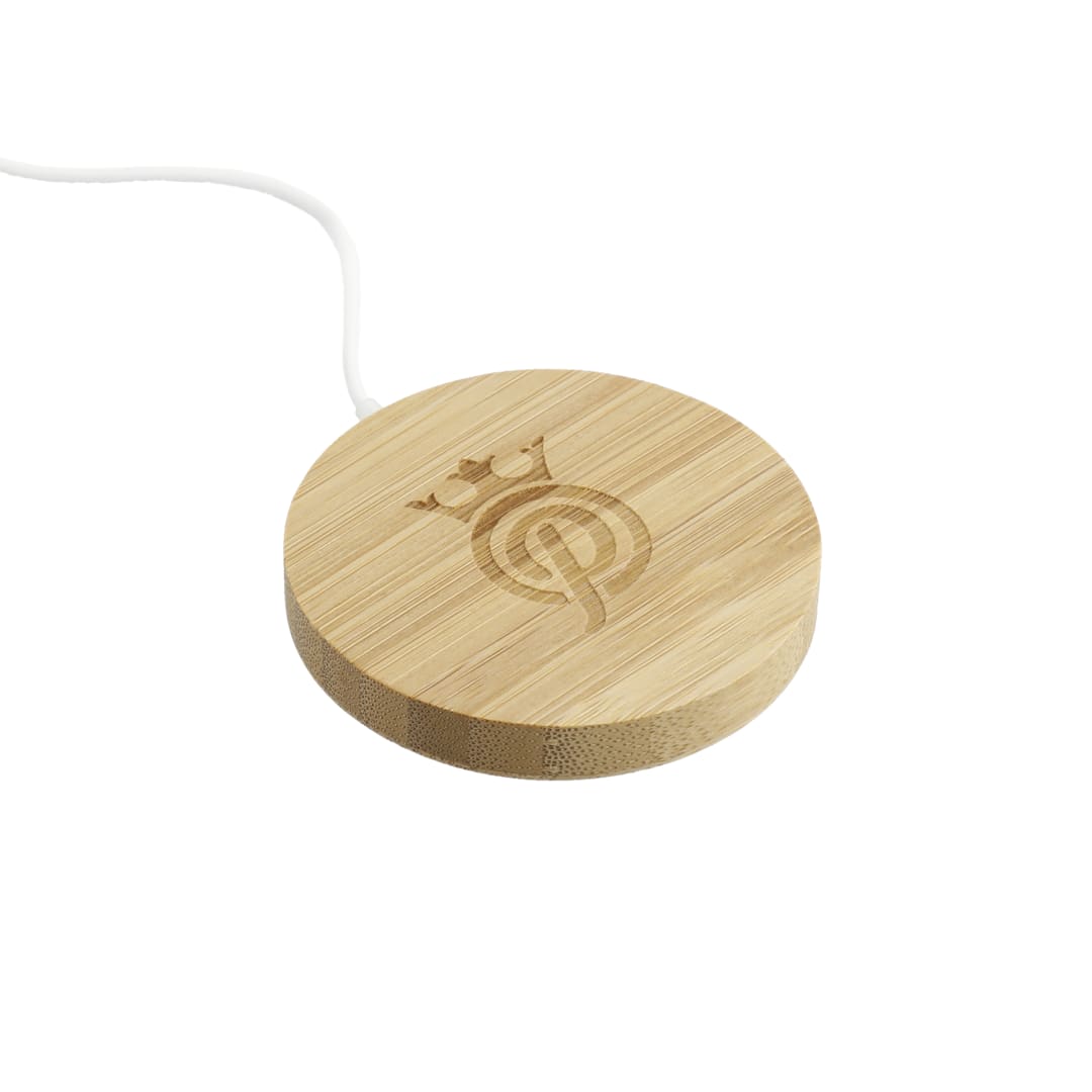 FSC&#174; 100% Bamboo MagClick™ Fast Wireless Pad - 7143-32 Natural