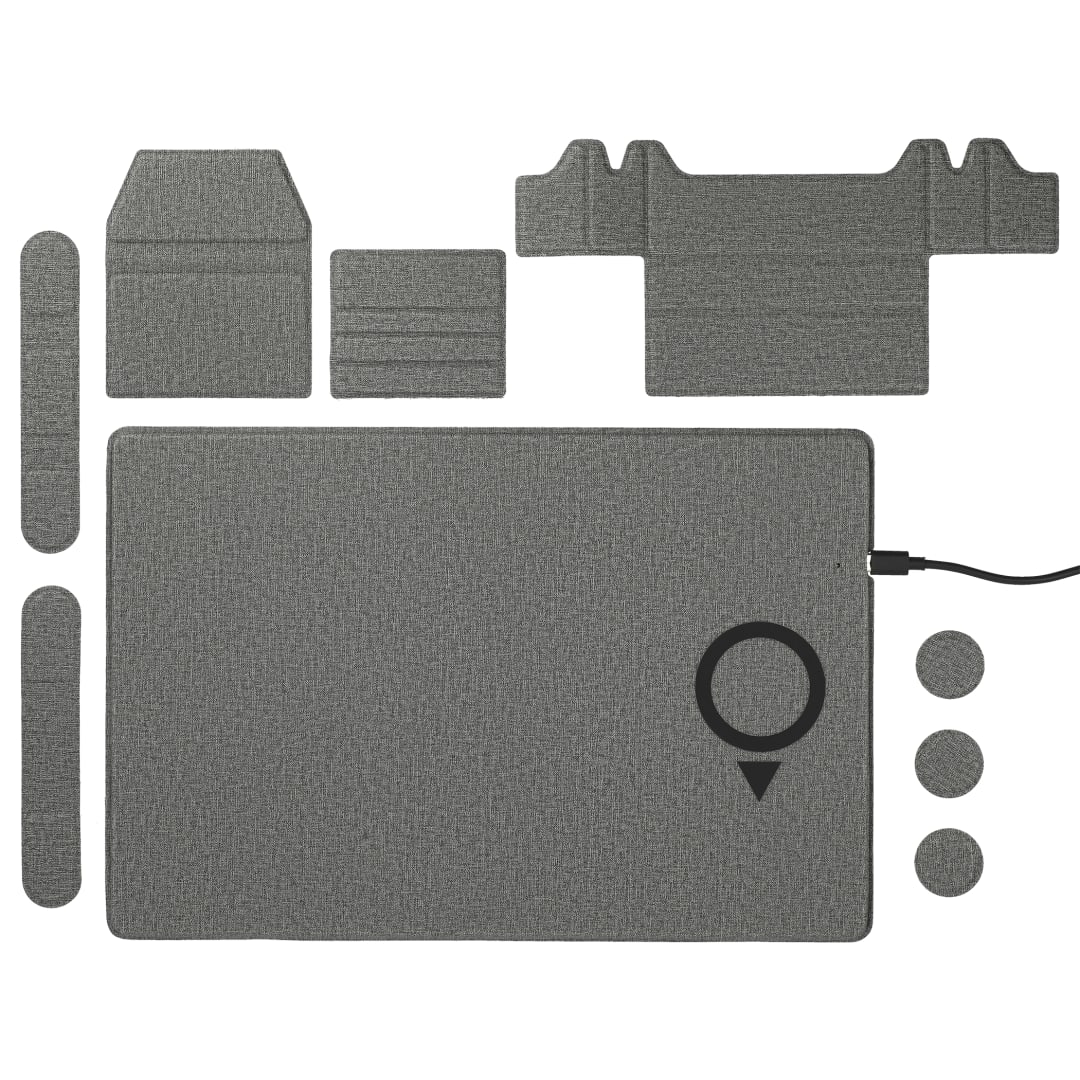 MagClick™ Fast Wireless Charging Desk Organizer - 7143-34 Gray