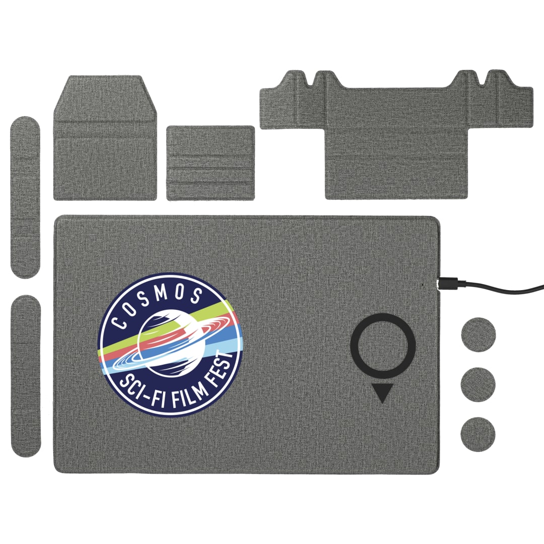 MagClick™ Fast Wireless Charging Desk Organizer - 7143-34 Gray